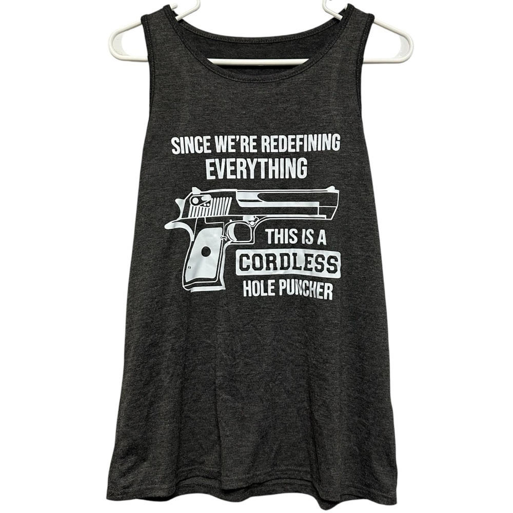 Since We're Redefining Everything This Is A Cordless Hole Tank Top Meme Size M